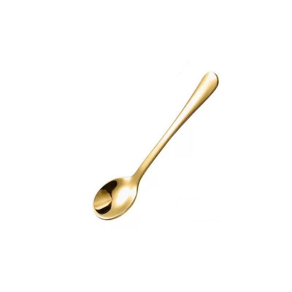 Kitchen Gadgets Gold - 10 Buah Sendok Kecil Baja Tahan