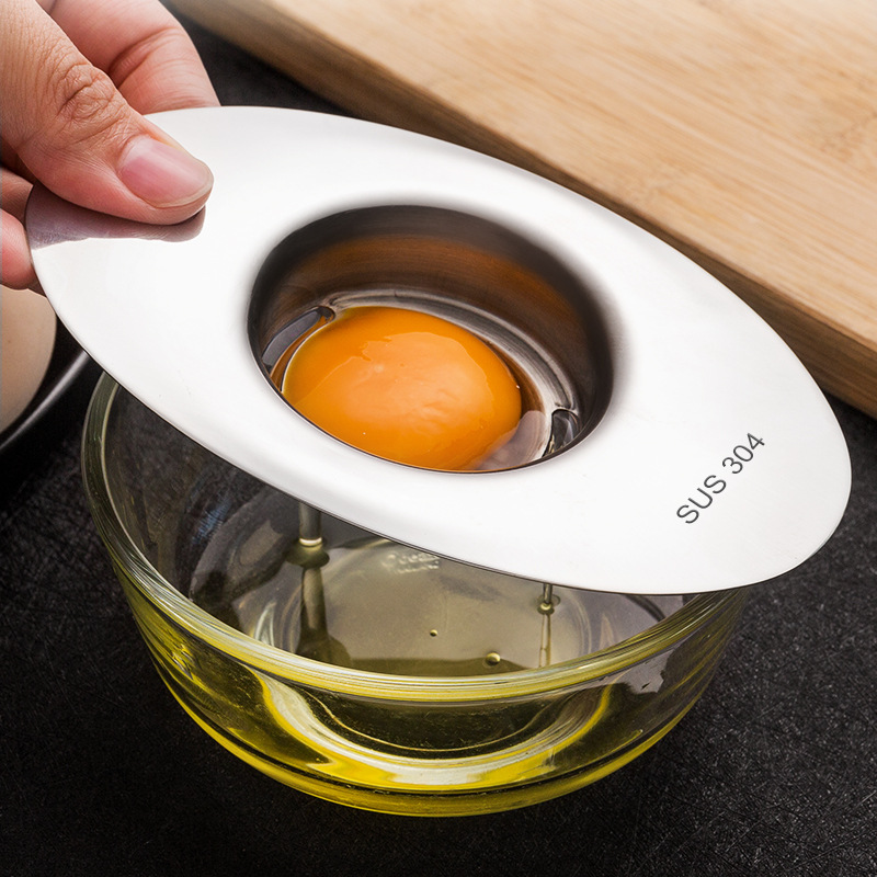 Egg Separator Tool - Alat Pemisah Telur Putih Baja Tahan