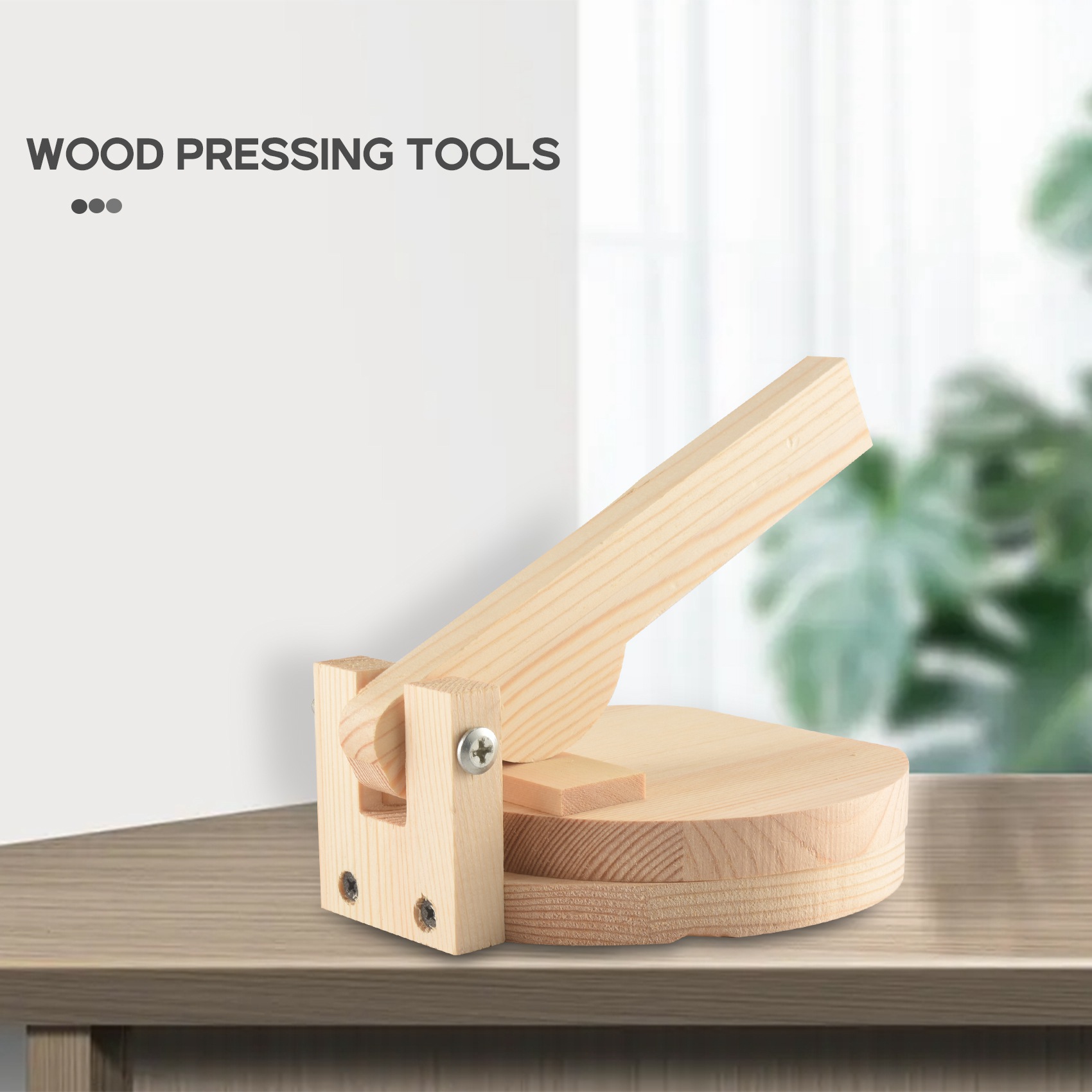 Kitchen Gadgets Dumpling Maker - Alat Penekan Kulit Pangsit Kayu, Pembuat