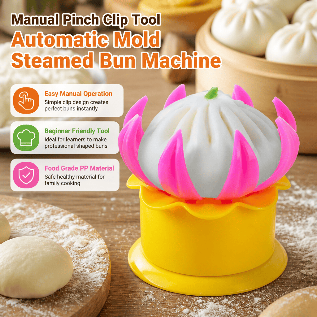 Kitchen Gadgets Dumpling Maker - Cetakan Roti Kukus Manual Pembuat Pangsit