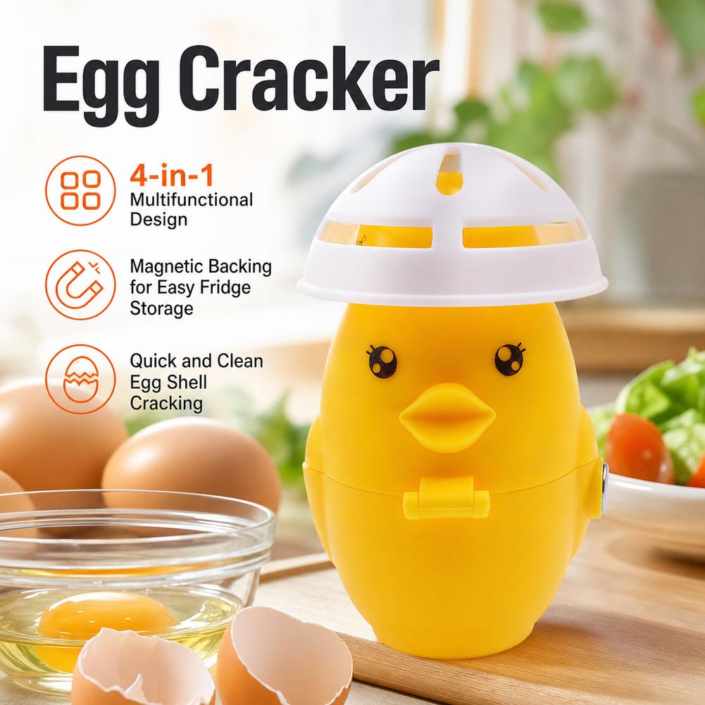 Alat Pemecah Telur Ayam 4-in-1 - Egg Separator Tool ulasan dan harga