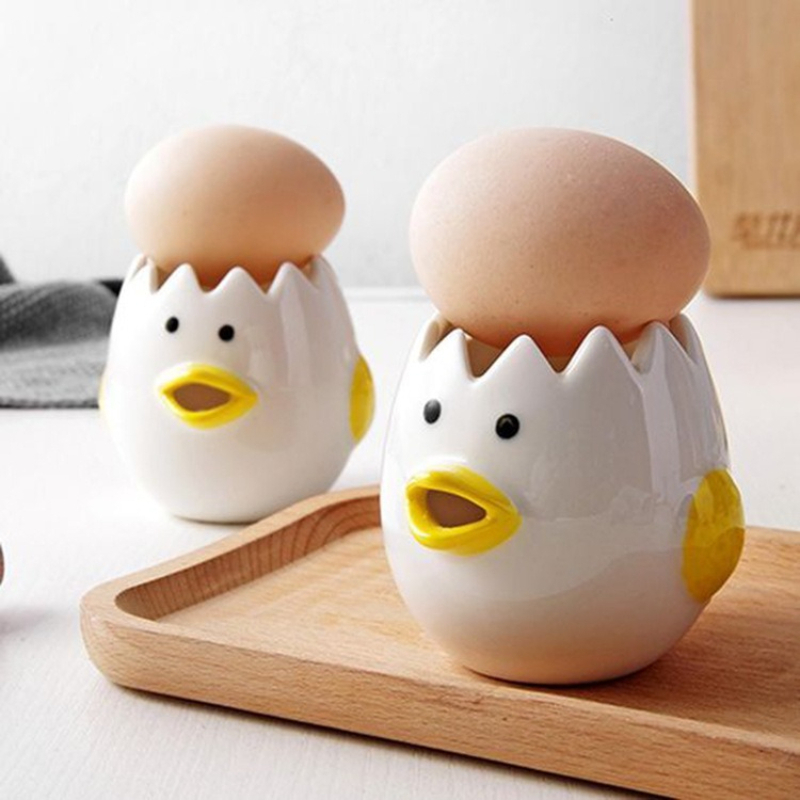 Pemisah Telur Keramik Lucu, Ak - Egg Separator Tool ulasan dan harga