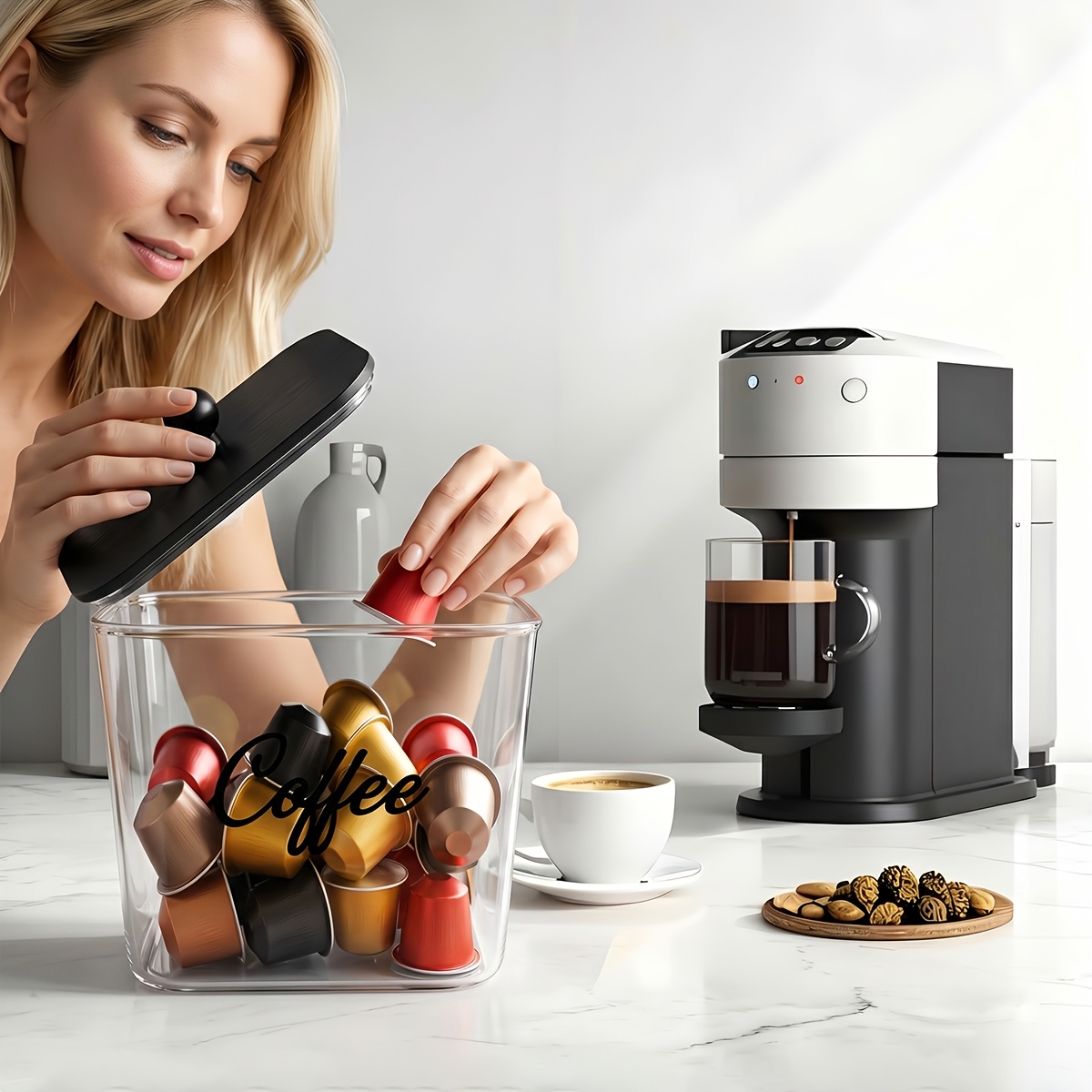 Tempat Penyimpanan Pod Kopi de - Kitchen Gadgets Organizer ulasan dan harga
