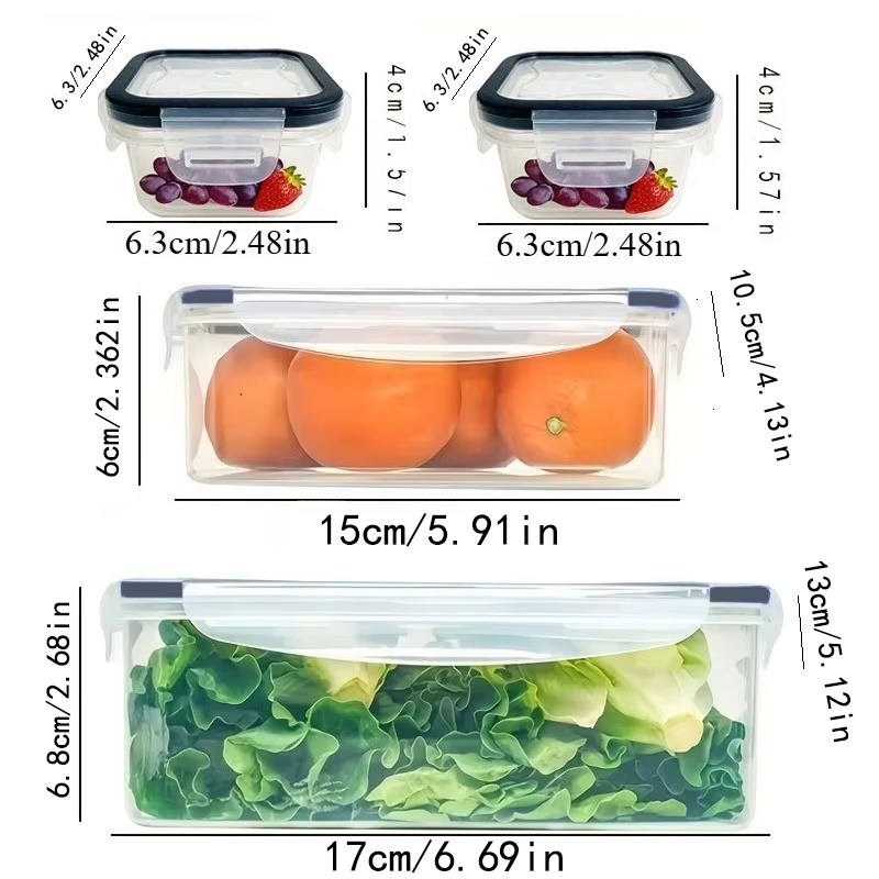 Set 8 Buah Termasuk 4 Wadah da - Kitchen Gadgets Organizer ulasan dan harga